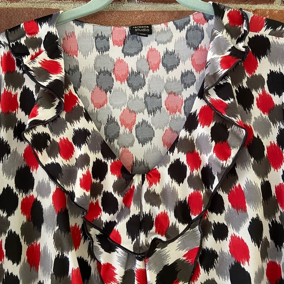 Polka Dot 3/4 Sleeve Rafella Studio - Picture 3 of 7